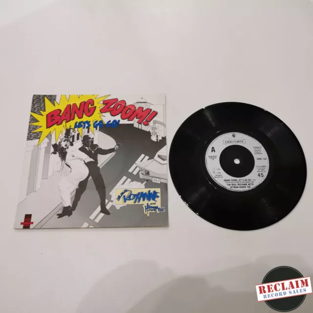 the real roxanne with hitman howie tee lets go go 7" vinyl record very good