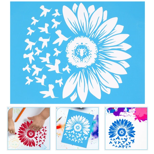 DIY-Mesh-Schablone -Schablonen Siebdruck-Vorlage Haushalt