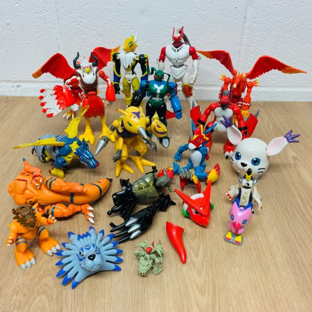 Bandai Digimon Digivolving Action Figures & Parts Bundle Incomplete Sakuyamon