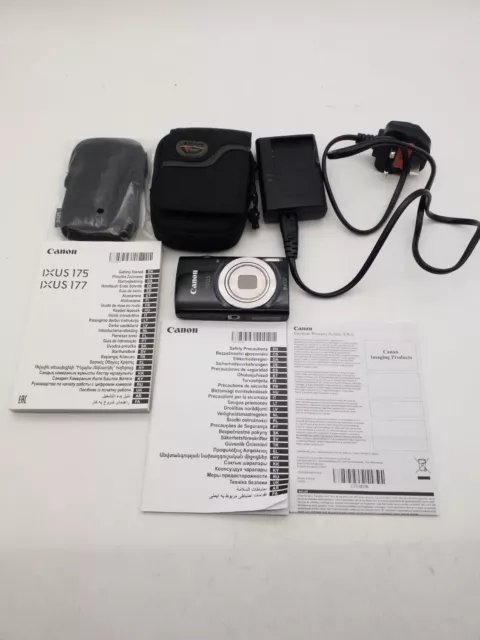 Canon IXUS 177 digital camera 20MP - Black