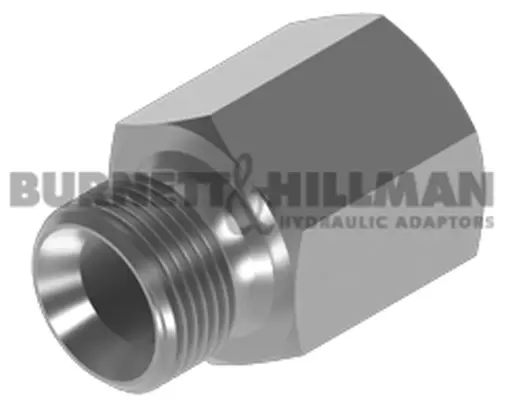 Burnett & Hillman Hydraulic BSP Male x SAE Fixed Female Extended Adaptor | 4-44