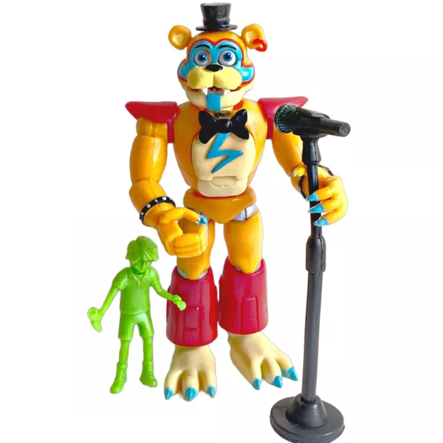 mexican BUNDLE GLAMROCK figure 5.77 FNAF five nights at freddys SECURITY  BREACH