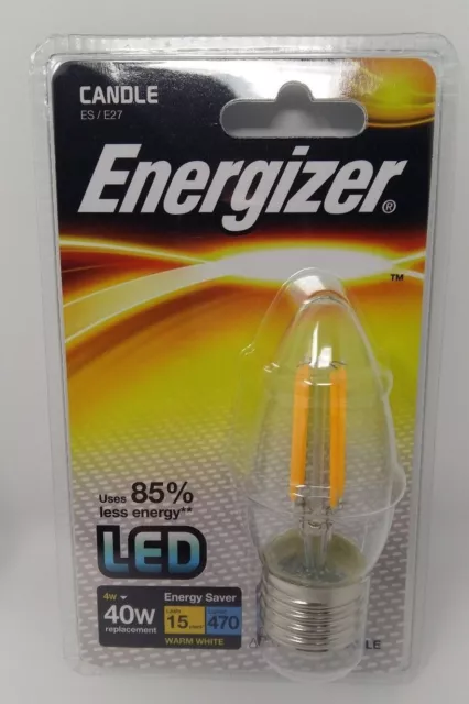 4w=40w LED Energizer Filament Kerze Glühbirne Lampe ES Schraube in E27 toller Preis