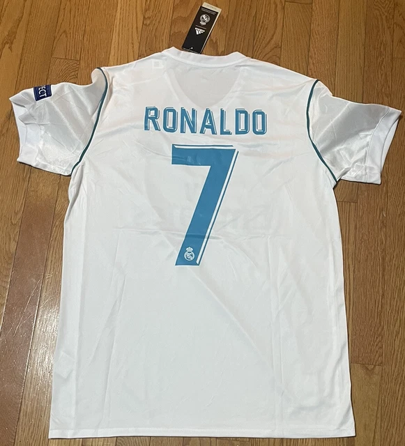 RONALDO 2017/18 REAL Madrid Champions League Final Jersey - Mens L $90.