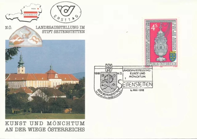 Ersttag 1988:  Niederösterr. Landesausstellung im Stift Seitenstetten   (2141D)