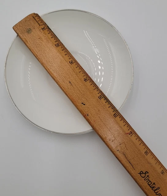 Crown Staffordshire Bone China Platinum Band Saucer Plate Federated Store 2