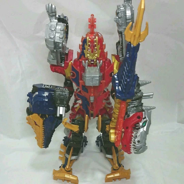 Figurine Power Rangers Dino Fury - Megazord Ryusoulger Five Knight Bandai - Occasion