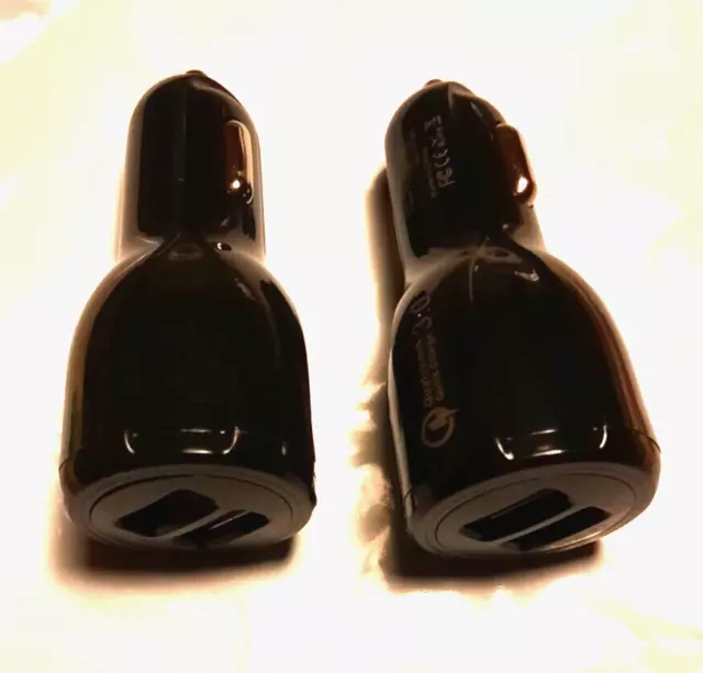 2 Pack Fast Car Charger Adapter for Galaxy S21 S22 Ultra A53 A32 A13 A12 A03 5G
