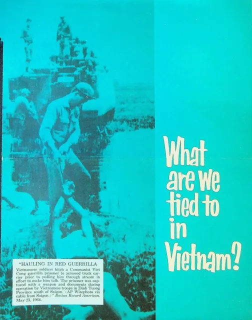 What Are Noi Legato A IN Vietnam contro la Guerra 1965 Politica Azione Per Pace