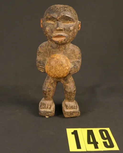 Rare African Lobi ? Wood Fetish Statue 12 ''