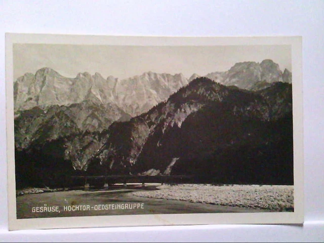 AK Österreich/Steiermark, Gesäuse, Hochtor-Oedsteingruppe, Panoramaansicht, Unge