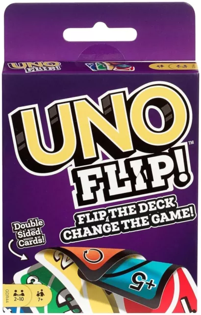 Mattel Games Uno Flip Side Juego de cartas Tarjetas multicolores disponibles FS