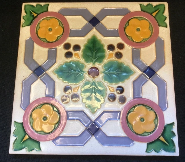 Minton Stoke-on-Trent Victorion Era Tile