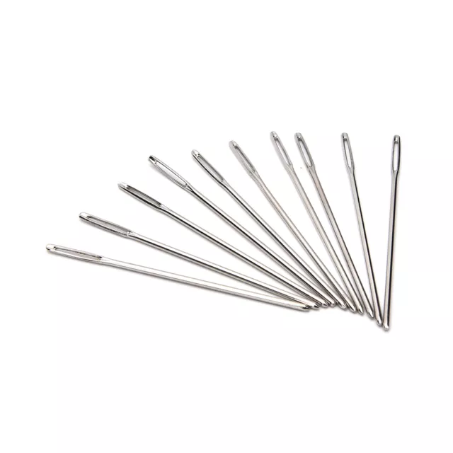 Knitters Wool Needles Large Eye Threading Darning Sewing Tapestry EmbroideryFFY