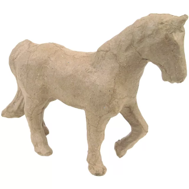 Decopatch Paper-Mache Figurine 4.5"-Trotting Horse AP-108