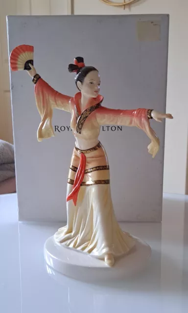 Royal Doulton Boxed Chinese Fan Dances of The World Figurine HN5568 Ltd Ed 2500