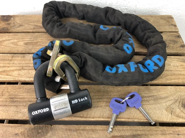 Catena per motocicletta Oxford OXFORD resistente e mini blocco HD