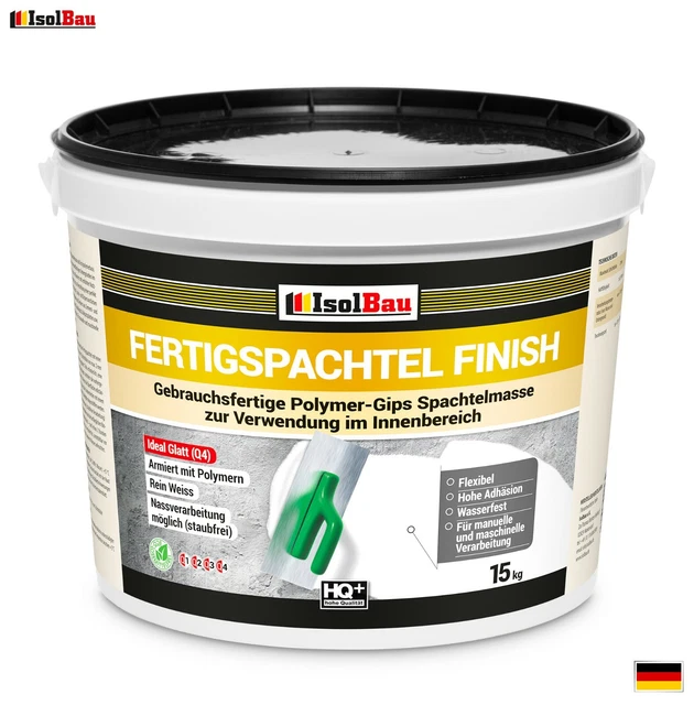 Espátula Medida Q4 Masa de Acabado 15KG Liso Planos Relleno Esparcidora Lechada