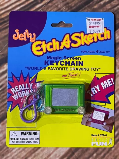 Basic Fun Etch A Sketch Keychain