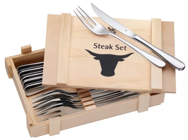 WMF BESTECKE Steakbesteck-Set, 12-teilig