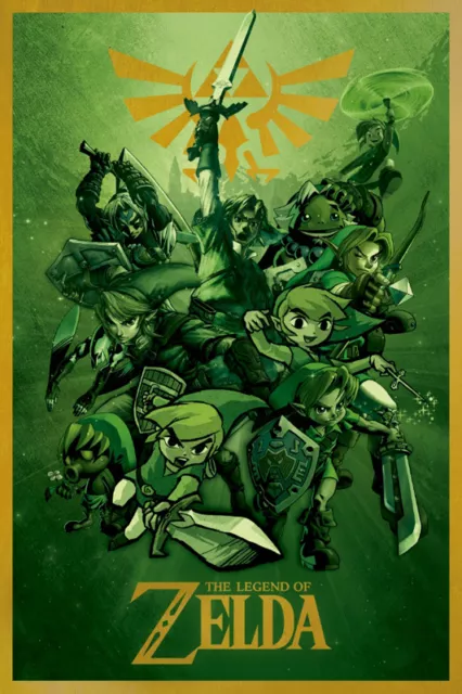 The Legend of Zelda Custom Box Art A4 297x210mm or 8x10 