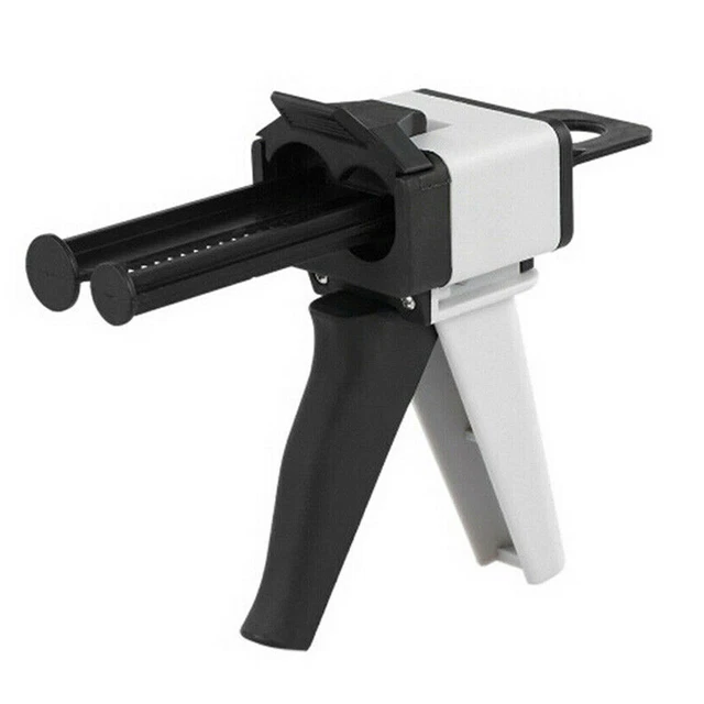 50ML EPOXY RESIN Gun Dispenser Static Mixer Mixing Nozzle Gun