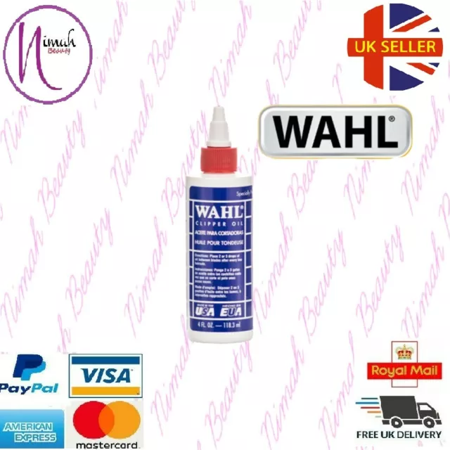 Wahl Clipper Oil 118.3 Ml For Electric Hair Trimmer Clippers Shaver 3310