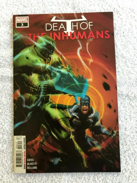 Death of the Inhumans #3A Andrews (Nov 2018, Marvel) VF 8.0