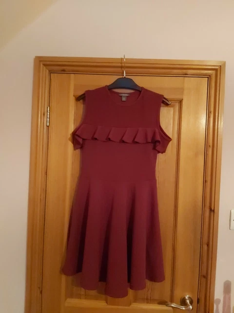 Primark burgundy hot sale dress