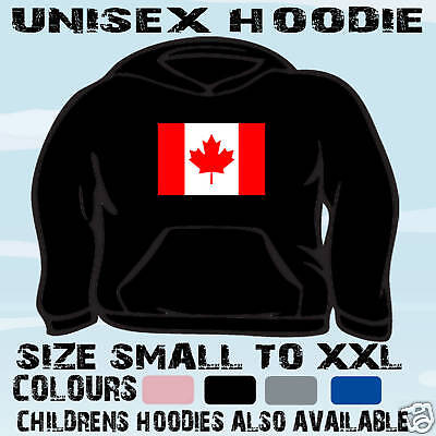 Canada Canadian Flag Emblem Unisex Hoodie Hooded Top