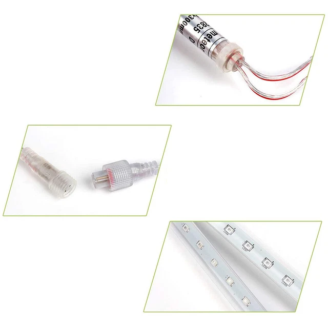 Luce Tenda Luminosa Con 300 Led 3x3 Mt Pioggia Cascata Di Natale Da - Foto 6