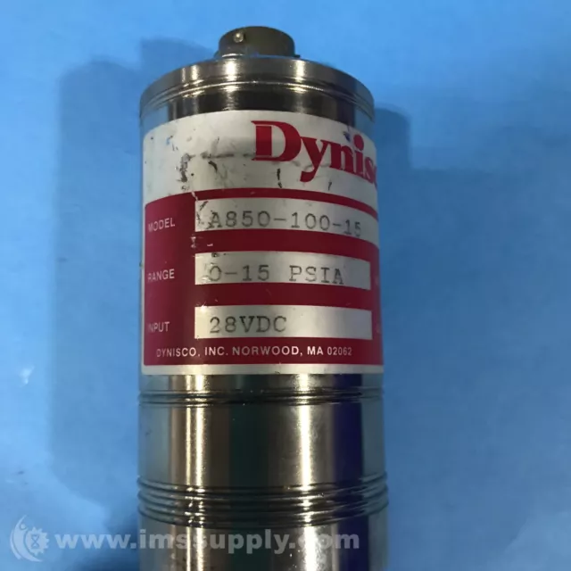 Dynisco A850-100-15 Pressure Transducer FNIP