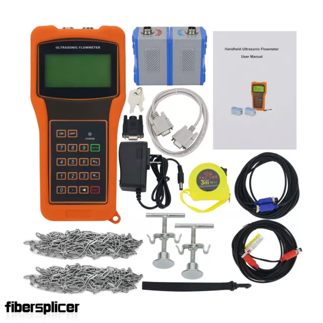 Handheld Ultrasonic Flow Meter Portable Flow Meter for Industrial Flow Measure