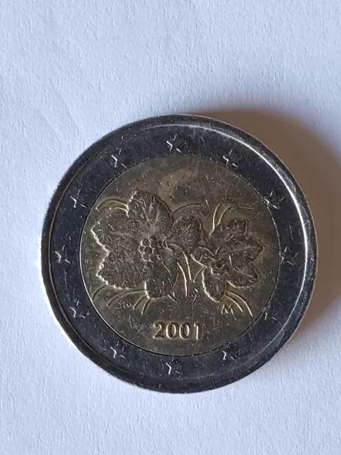 Piece 2 Euros Finlande 2001 - Fleur De Lakka