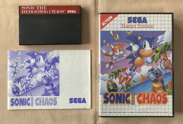 SONIC THE HEDGEHOG Chaos Sega Master System Complete Very Good £29.95 ...