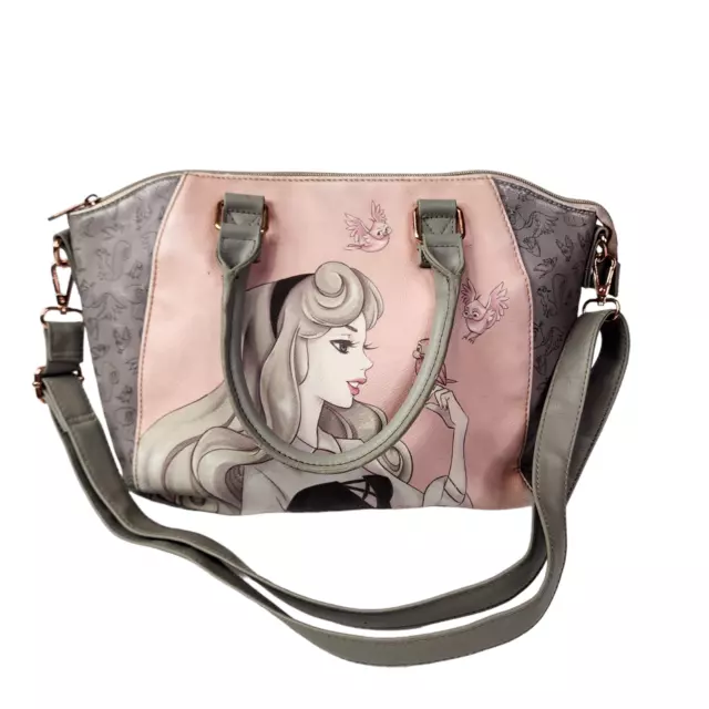 Loungefly Disney Princess Aurora Sleeping Beauty Sketch Satchel Womens Purse Bag