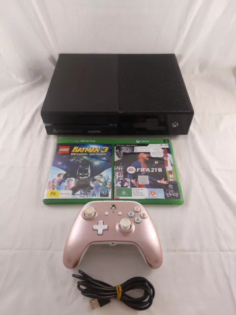 Microsoft XBOX ONE 500GB Black Console 1540 Wired Controller &  Games!