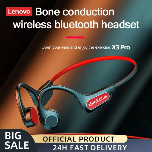 Lenovo Knochenleitung Ohrhörer X3 Pro Bluetooth Hifi Ohrhaken Wireless Headset