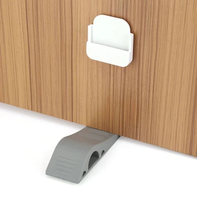 HD 4 Pack Home Office Door Stop TPR Rubber Stopper Kids Baby Finger Safety