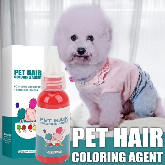 New Pet Hair Dye Bright Colors Semi Permanent Professional Dog Hair Dye Cream