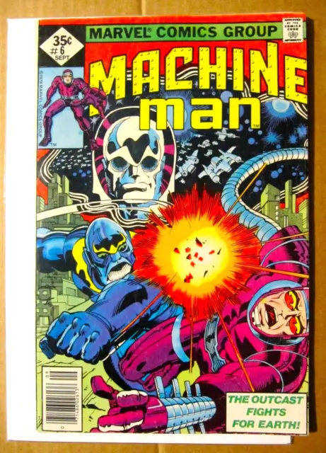 Machine Man #6 1978 Marvel Bronze Age Vg  By Jack Kirby Bagged With Board