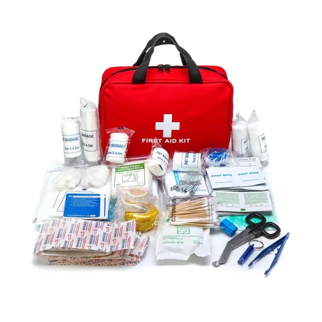 Erste Hilfe Notfall Medizinische Kit Tasche 106 Stück Klein Reise Heim Taxi Arbeitsplatz