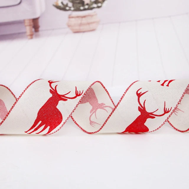 3 rollen von Weihnachten Diy Bänder Geschenk Verpackung Bänder 6