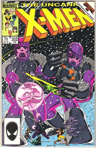 The Uncanny X-Men Comic Book #202 Marvel Comics 1986 VERY FINE NEW UNREAD