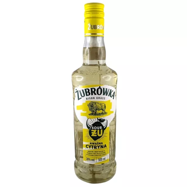 Zubrowka Vodka Bison Grass Zitrone 30% vol.  0,5L