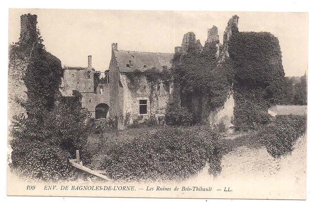 env. de bagnoles-de-l'orne , les ruines de bois-thibault