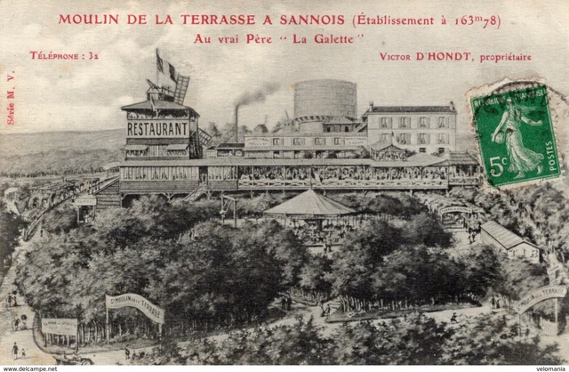 4319 cpa Moulin de la Terrasse à Sannois