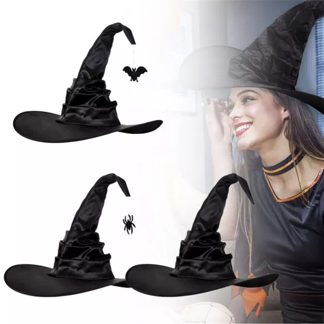 da mago Cappello da strega di Halloween Copricapo del diavolo Costume da festa