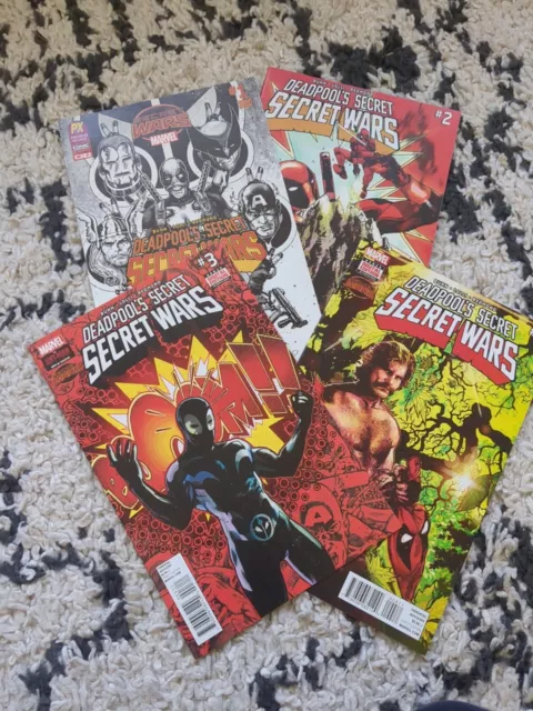 Deadpool's Secret Wars 1-4 NM Unread Variant