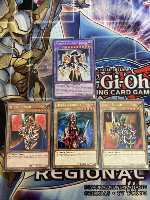 Yu-Gi-Oh Arcana Knight Joker Set King's Queen's & Jack's Knight Fusion Set KICO